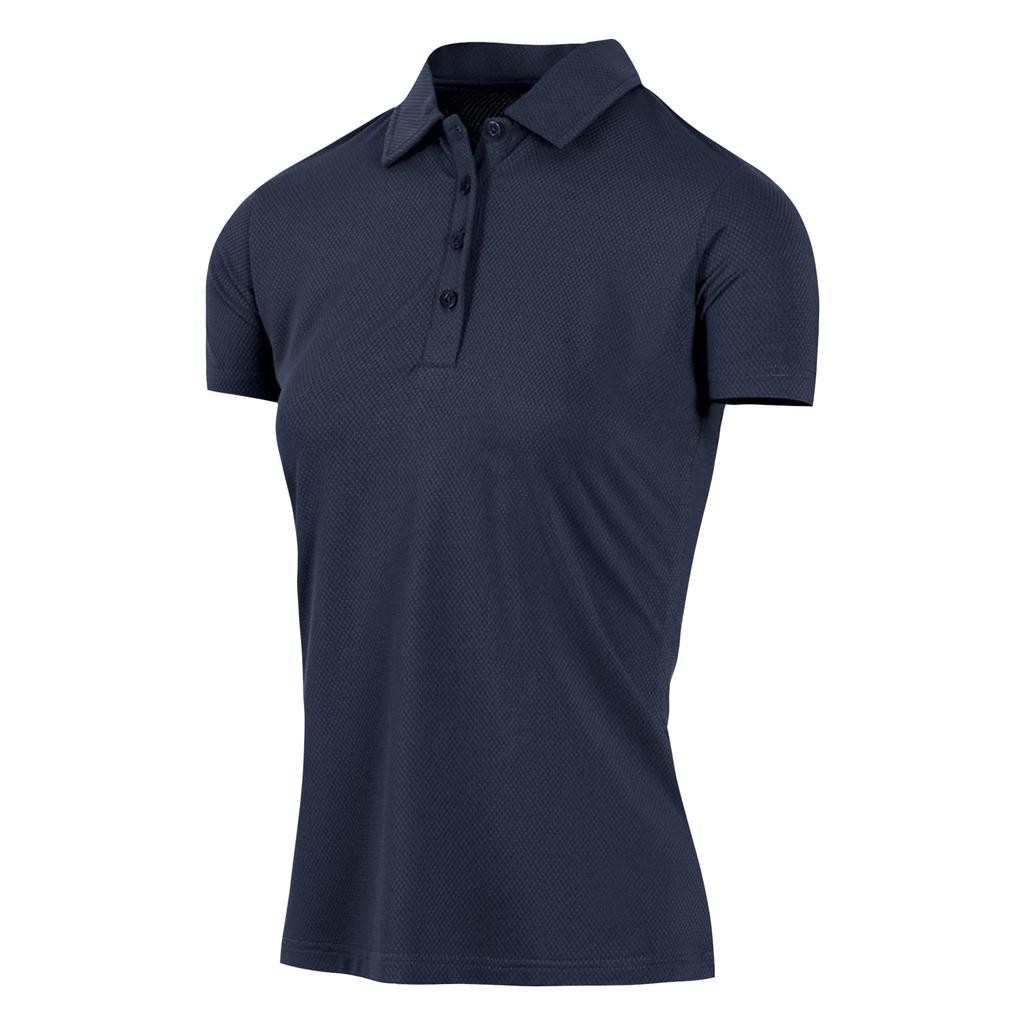 Island Green Damen/Damen-Poloshirt mit Waben-Jacquardmuster