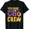 4th Grade Boo Crew Funny Teacher Halloween Costume Teaching T-Shirt
