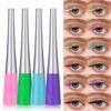 Eyeliner Liquid Eyeliner Pen Colored Eyeliner Liquid Makeup Waterproof and Quick-drying  12-color Eyeliner Liquid Pen