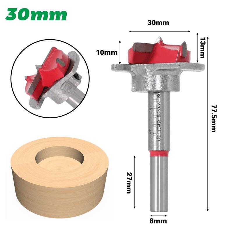 1/5pc Diameter 15,20,25,30,35mm Adjustable Carbide Drill Bits Hinge Hole Opener Boring Bit Tipped Drilling Tool Woodworking Cutter