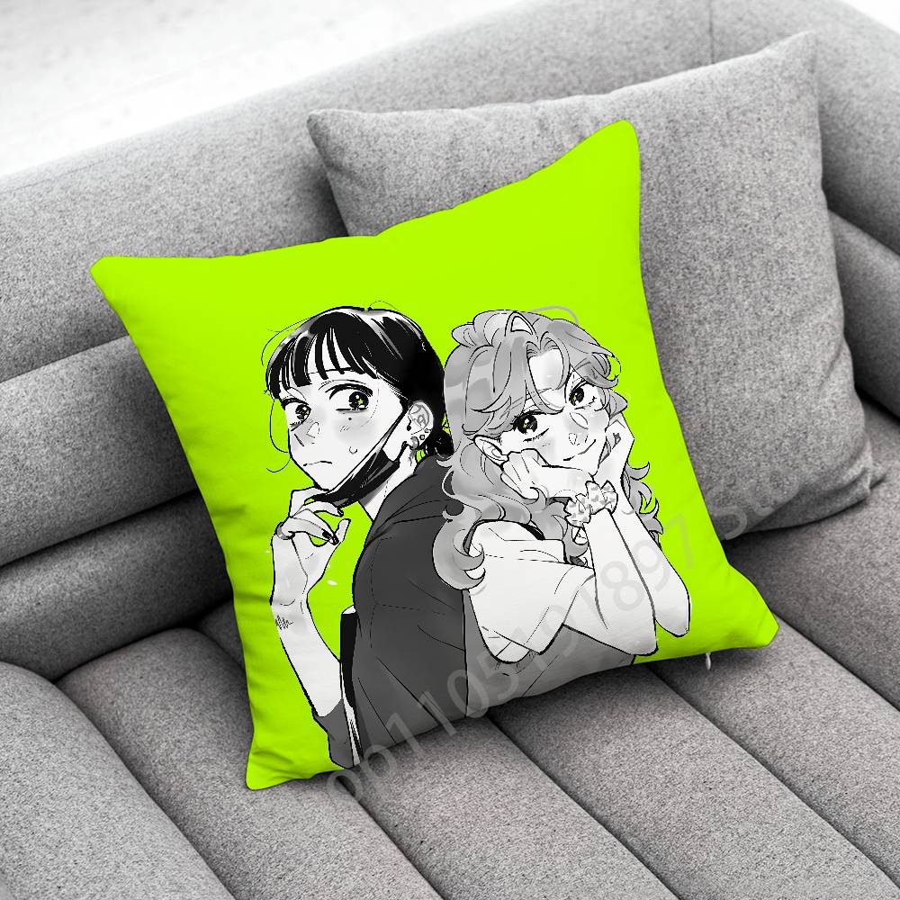 Mitsuki Koga Aya Tgswiiwagaa Throw Pillow Case For 55x55cm 30x30cm 50x50cm 45x45cm 40x40cm Square Chair Pillowcase Case
