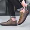 Men’s Moccasins Green Driving Shoes Wide Blue Flats Casual Shoes Plus Size Outdoor Summer Handmade Shoes