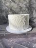 Fetta di Torta Simulazione Embione Falso 6/8 Pollici Crema Bianca Schiuma Decorazione Fai da Te Oggetto di Scena Vetrine Panetteria Baby Shower Photo Booth