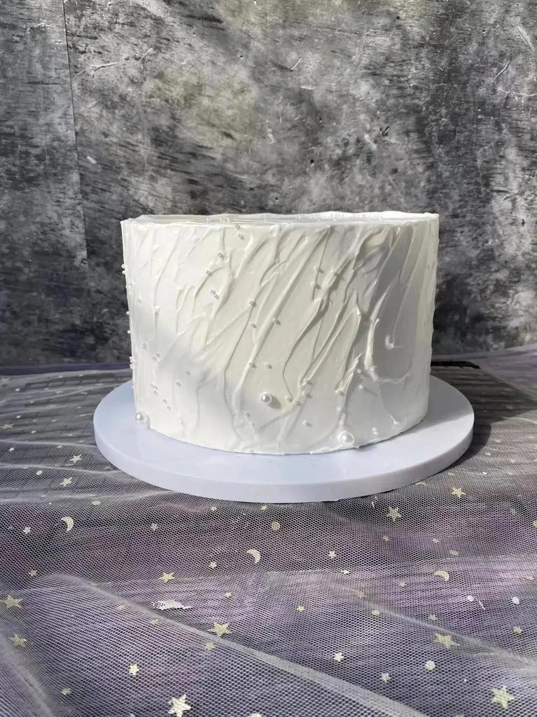 Fetta di Torta Simulazione Embione Falso 6/8 Pollici Crema Bianca Schiuma Decorazione Fai da Te Oggetto di Scena Vetrine Panetteria Baby Shower Photo Booth