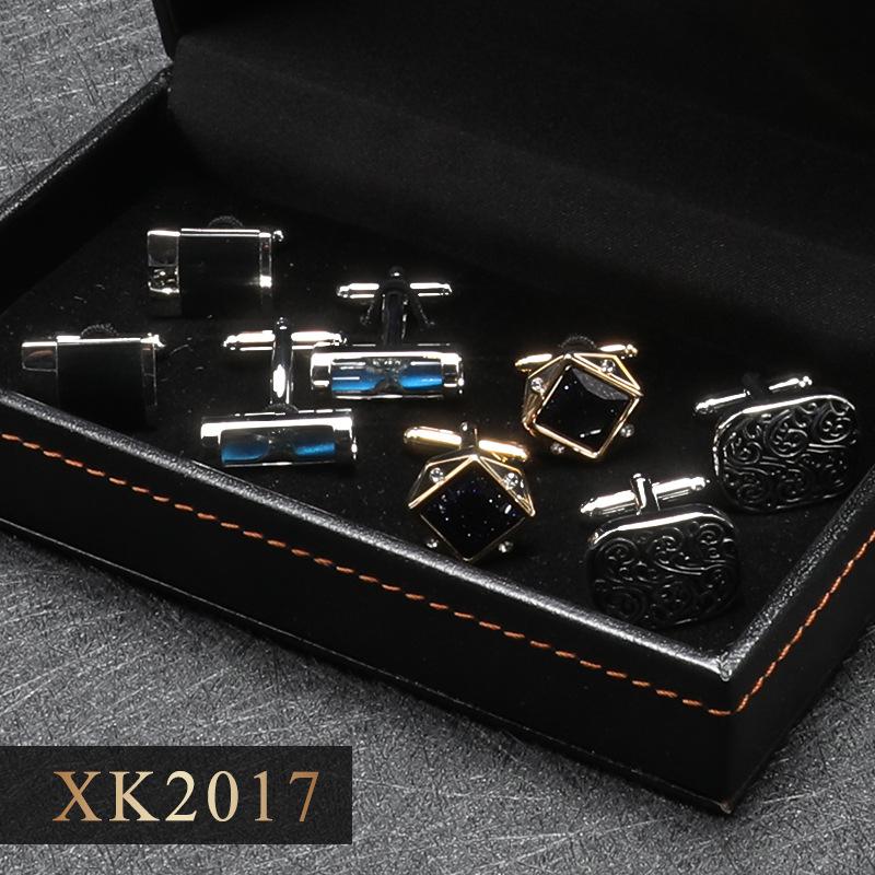 4 пары манжетных гвоздей для французских запонок, Мужские манжетные гвозди для костюмной рубашки, Светлая роскошь, Бизнес, Подарочная коробка.