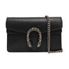 [Pre-Owned] Dionysus Tiger Head Buckle Chain Shoulder Leather Crossbody Bag Mini - Excellent #76I4KI