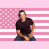 Arazzo bandiera americana rosa