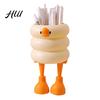 Unique Pen Stand Holder Cartoon Style Ice Cream Duck Shape Stationery Storage Organizer Large Capacity Office School Supplies