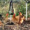Practical Polyester Mesh Design Chicken Feeding Bag Easy Install Hanging Type with Hook Reusable Feeder Chicken Duck Supplies