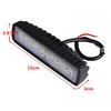 18W Motorcycle LED Light Driving Spotlight 800LM 6500K‑7500K White Light
