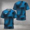 Men Fashion Short Sleeve 3d Print T Shirt Round Neck Summer Plus Size Tees