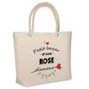 Sac De Plage Isotherme - PLANETEE - Bazar D'une Rose D'amour - Coton - Grande Contenance - Imprimé En France