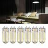 6-Pack GY6.35 LED Bulbs, 7W ACDC12V, 700lm, 360-Degree LED Cone Bulbs, for Pendant Lamps and Ceiling Lamps (Bright Light)