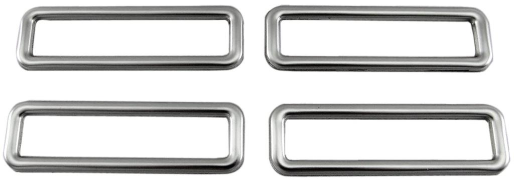 BRIGHTZ Mirror Stainless Steel Plated Air Conditioner Louver Rings for Wake LA and A710 Ultra-High (4-Piece Set) [INT-ETC-582] LA700, LA710, A700,