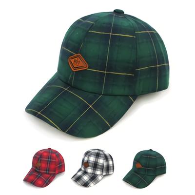 HS-SN 901 Tartan Check Ball Cap, Unisex Hat