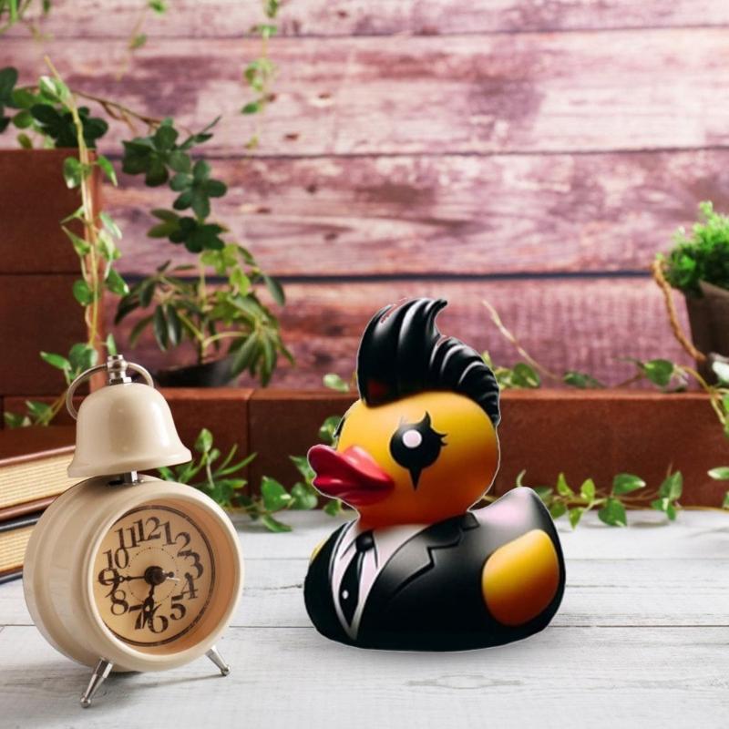 Elegant Duck Figurine Unique Resin Duck Statue Animal Figure Sculpture Stylish Home Office Decoration Accessory