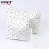 Ins Simple Polka Dots Cosmetic Bag Portable Makeup Bag Travel Storage Pouch Large Capacity Toiletry Zipper Bag Girl Gifts