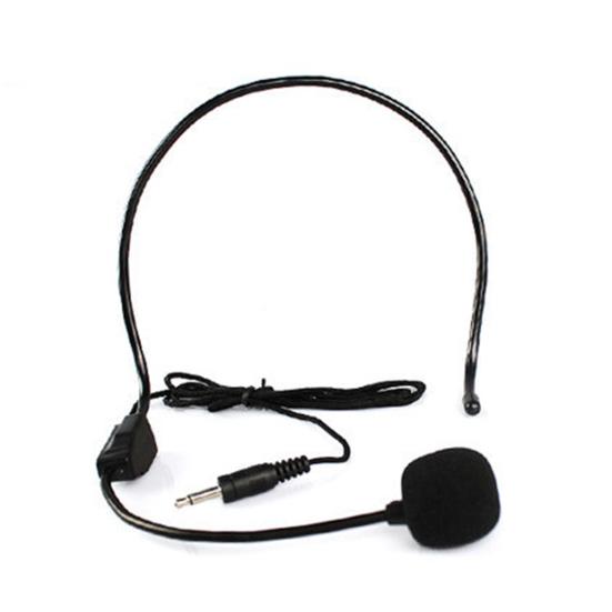 Wired Microphone Ergonomic ABS Universal Mic High Sensitivity Voice Amplifier for Studio