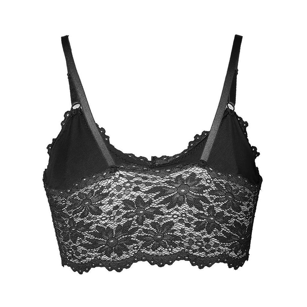 1 PZ Nuovo Gilet in Pizzo Taglie Forti da Donna Reggiseno Senza Ferretto Lingerie Intimo Sexy Canottiera