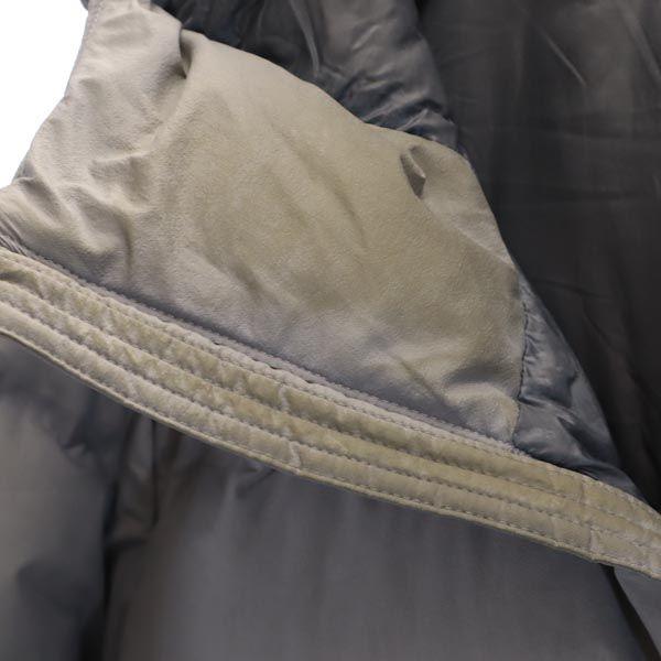 Uniqlo Seamless Down Jacket L Gray Hood Men's Used