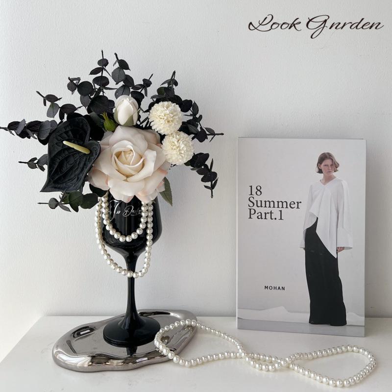 French Romantic Rose Artificial Floral Decoration for Table or Living Room