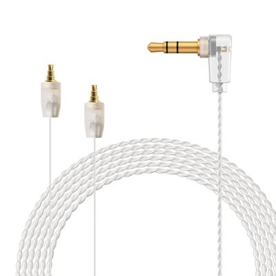 OKCSC Aurora Recable IE40Pro Earphone Cable 2 Cores High Purity OFC Silver Plated For SENNHEISER Compatible with IE40 Pro Length 120cm Extra Thin Type