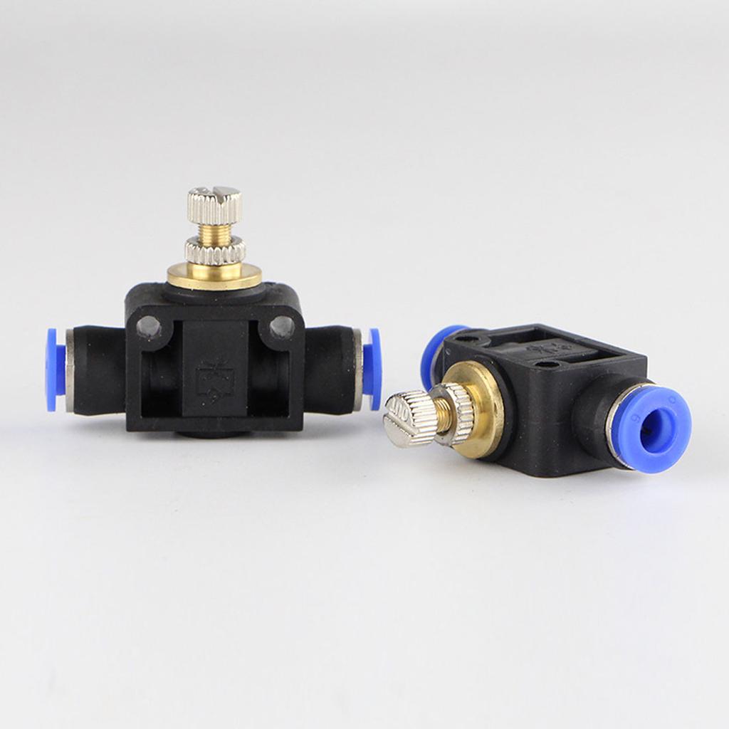 Color: OD 4MM Xucus Air Flow Pneumatic Water Hose Tube Speed Control Valve Pressure Fittings Throttle Valve SA 4-12mm Color: OD 4MM Xucus Air Flow Pneumatic Water Hose Tube Speed Control Valve Pressure Fittings Throttle Valve SA 4-12mm