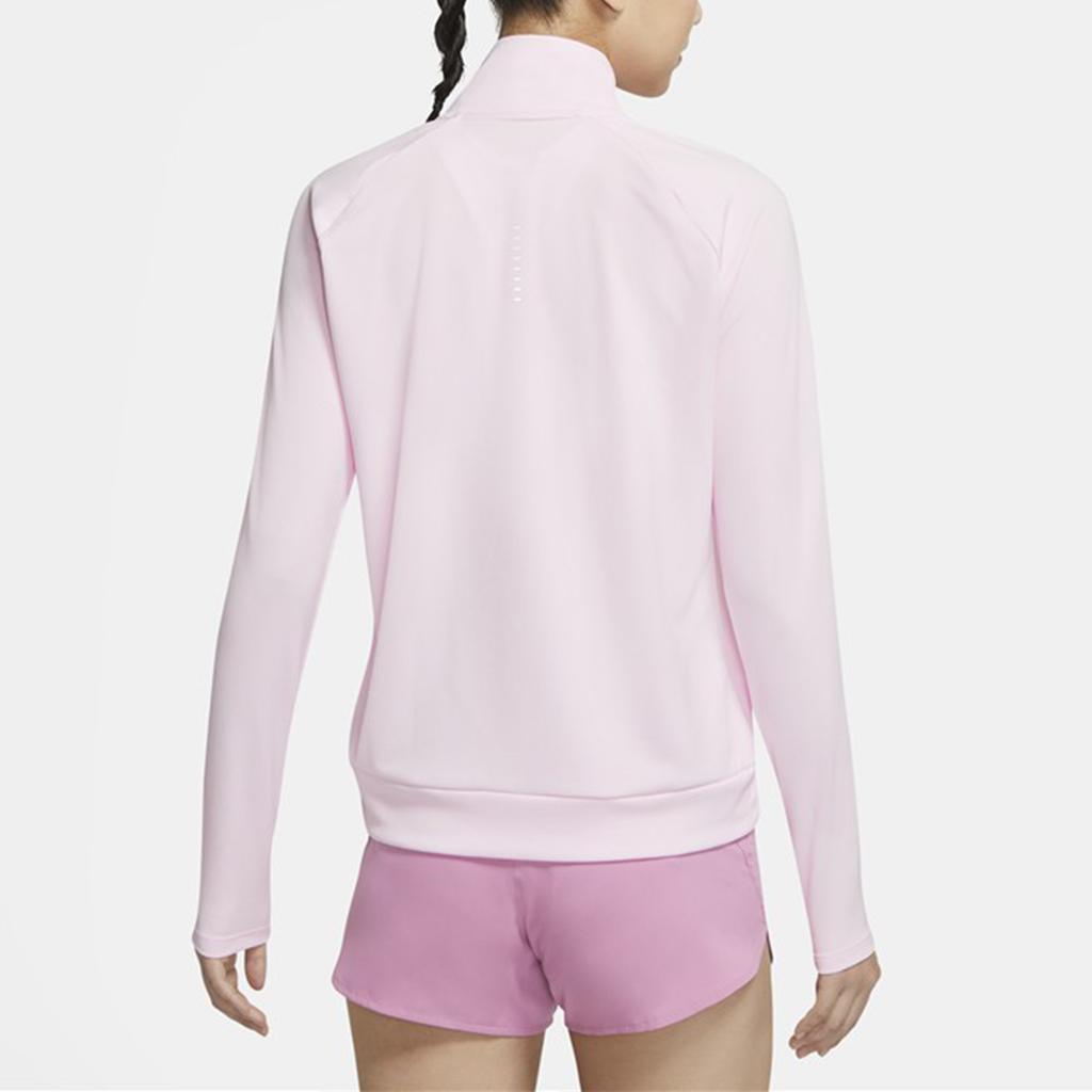 Nike Swoosh Run Running Training Sports Stand Collar Long Sleeve Sweatshirt Women Tops Pink CZ9234-663