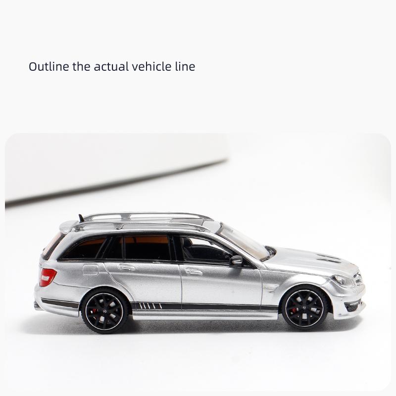 1/64 BENZ C63 Edition 507 Wagon Alloy Scale Car Model Diecast Metal Miniature Car Static Collection Toy Car Vehicles Birthday Gif