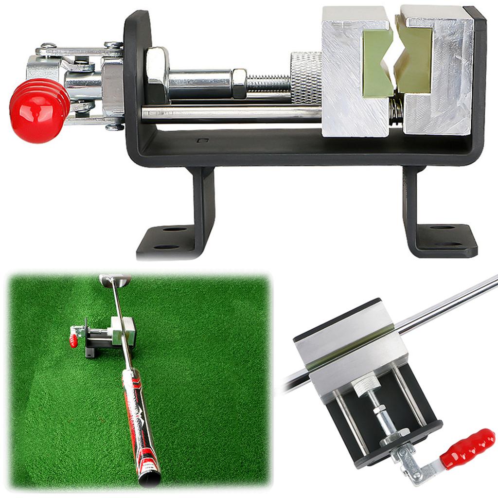 Golf Club Regrip Vise Golf Grip Replacement Tool Golf Club Shaft Clamp Golf Club Regripping Kit for Home Workshop