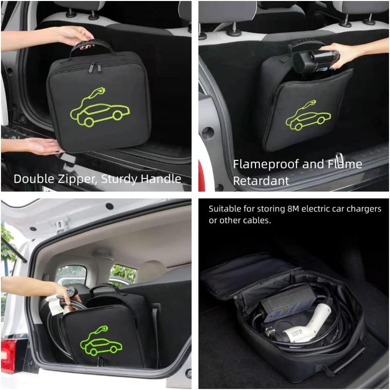 KD Willmax EV Charger Cable Bags Storage & Organizer for Cables Cords Multi Purpose Car & Bike