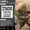 Tactical Helmet Mounted Earmuffs For Shooting Electronic Hearing Protection Ear Protect Noise Reduction Active Hunting Headphone
