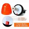 Amber LED Strobe Light for Truck Agriculture Beacon Lamp Flashing Warning Vehicle Emergency Security Alarm 60 LED 12V 24V Yellow