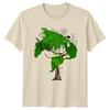 Hand Drawn Wildflower Botanical Garden T-Shirt Wildflowers Nature