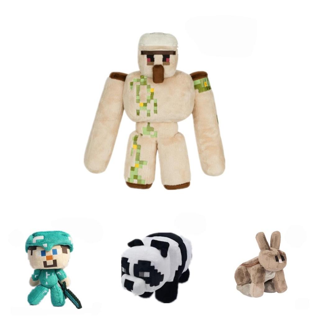 Pluszowa zabawka Minecraft Miękki pluszowy pluszak pikselowa lalka Idealna dekoracja sypialni dla dzieci i dorosłych