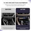 Middle Center Console Organizer Tray for 2025 2025 2025 Toyota Grand Highlander Interior Phone Dividers Gear Shifter Storage Box
