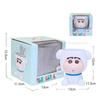 Crayon Shin Chan Anime Figures Peripheral Cartoon Decorative Ornament Storage Box Desk Accessories Organizer Pen Holders Gift