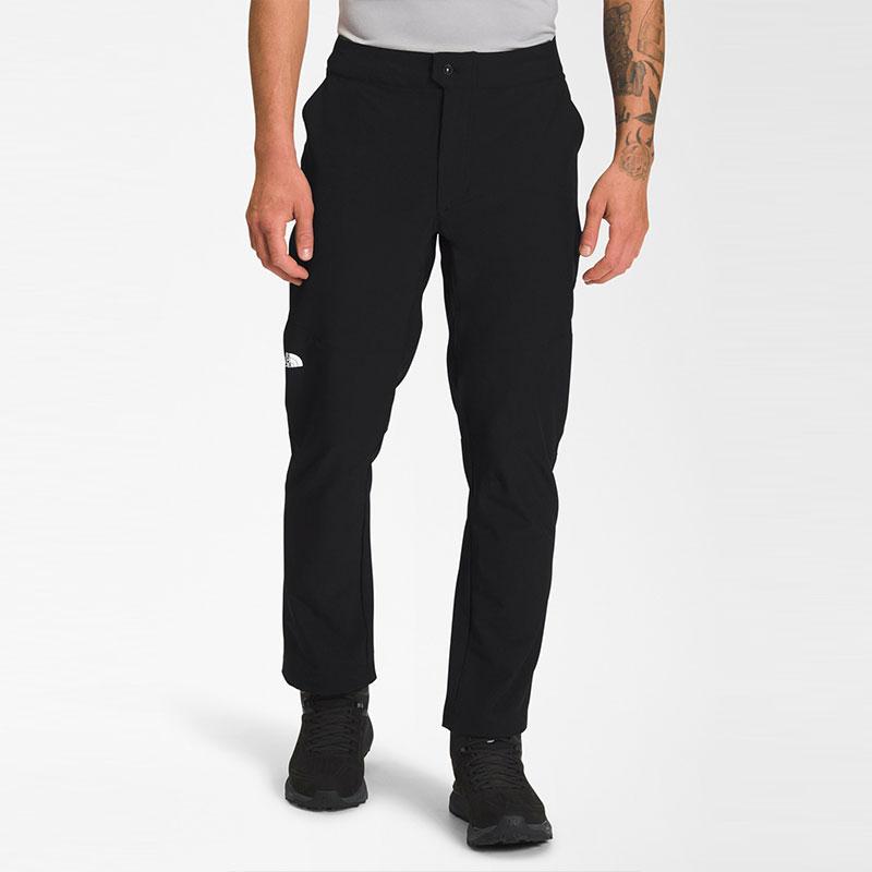 THE NORTH FACE Casual Pants Men's Black Moderate Straight Fit Pants NF0A3SO9-KX7