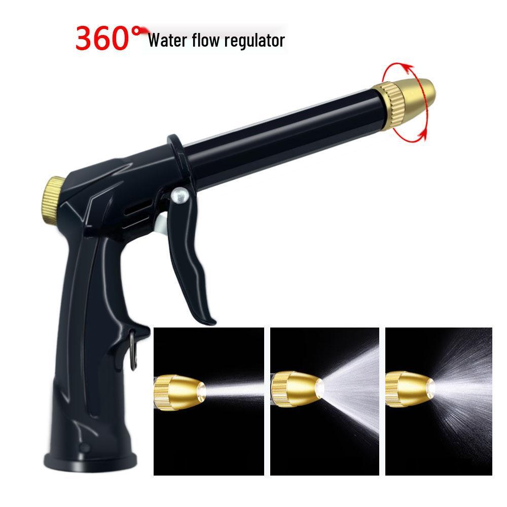 High Pressure Car Wash & Garden Hose with Retractable Sprinkler Head