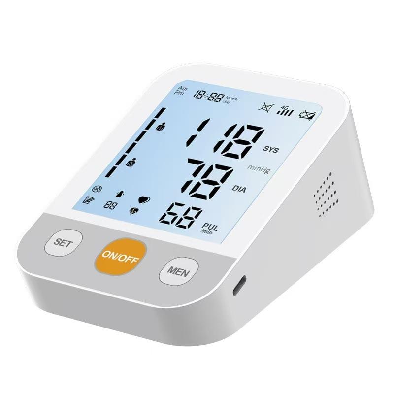 Electronic Sphygmomanometer Medical Grade High-precision Three-color Backlight Design Voice Broadcast Household Upper Arm Blood Pressure Meter
