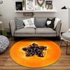 Fun Race Track Round Rug Soft Playful Floor Mat for Kids Room Living Room or Under Swivel Chair  Living Room Decoration Bedroom