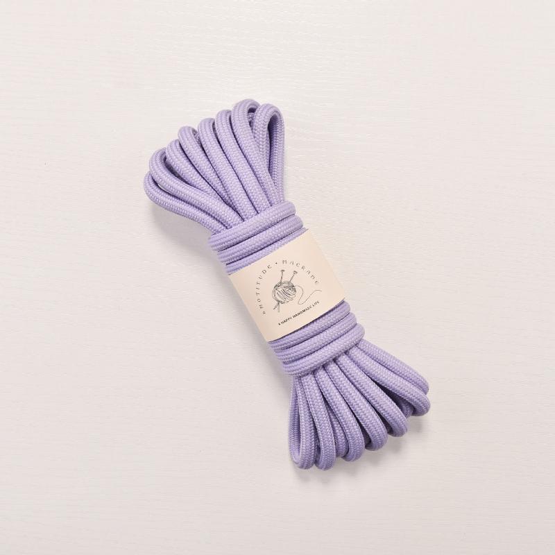 8mm Polyester Core Rope 5m Colorful Braided Cord for Pet Leash Making Rope Crochet Bag Strap Handmade Craft Clothing Accessories