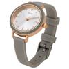 Fieldwork Women's Analog Watch with Silicone Band, Gray, YM102-1