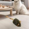 Plüsch-Katzen-Spielzeug Simulation Maus Knabber-Jäger mit Schwanz, Kätzchen-Zubehör Bewegung Interaktiv
