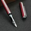 HERO 600 Metal Red Fountain Pen Unique Style Fine Nib 0.5mm Pen Professional Writing Ink Pen