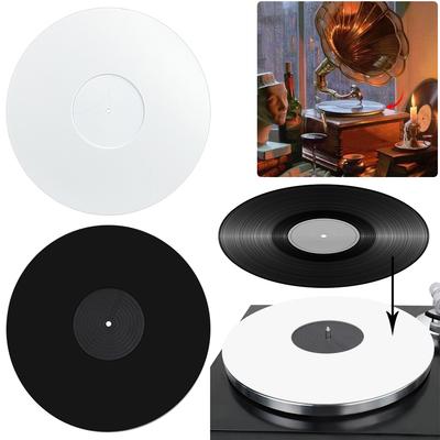 Turntable Mat Anti Slip Anti-Shake Mat Acrylic Record Player Mat Vinyl Record Pad for Phonograph Disc Player