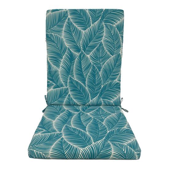

Rocking Chair Cushion 18 Inch x 19 Inch Floral Seat Cushion with Straps Rain-Proof Fade Resistant Back Seat Cushion for Dining Chair Porch Rocker 45cm