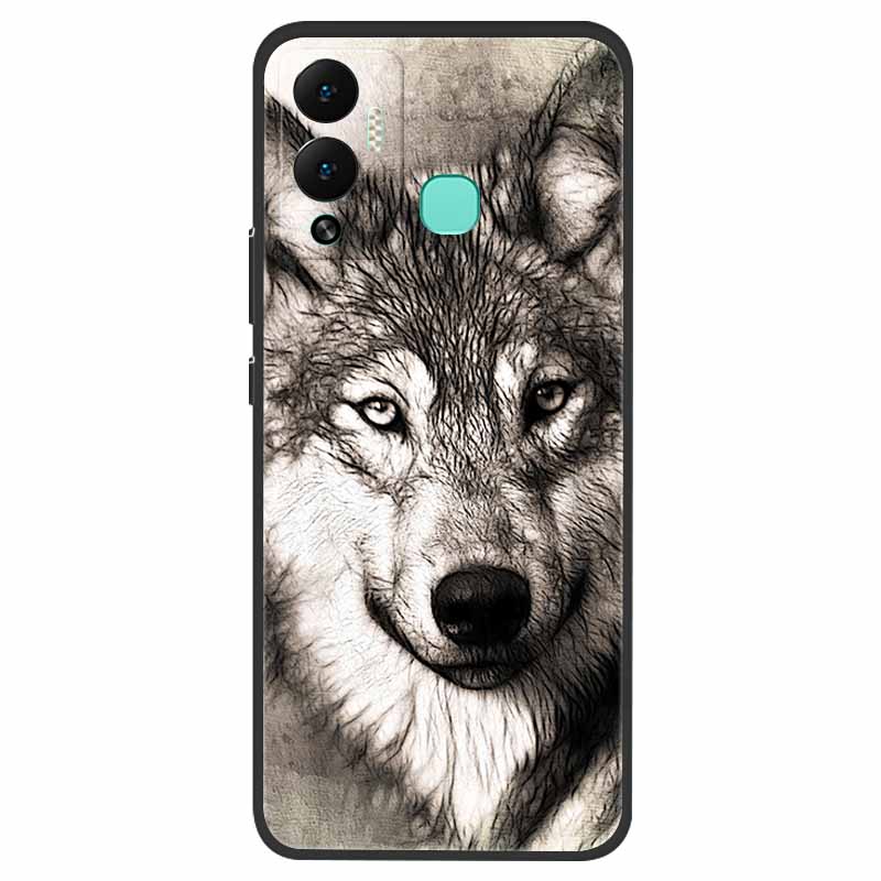 For Infinix Hot 12 Play NFC Case X6816D Shockproof Silicone Soft TPU Phone Cover for Infinix hot12 play NFC Case Bumper Funda