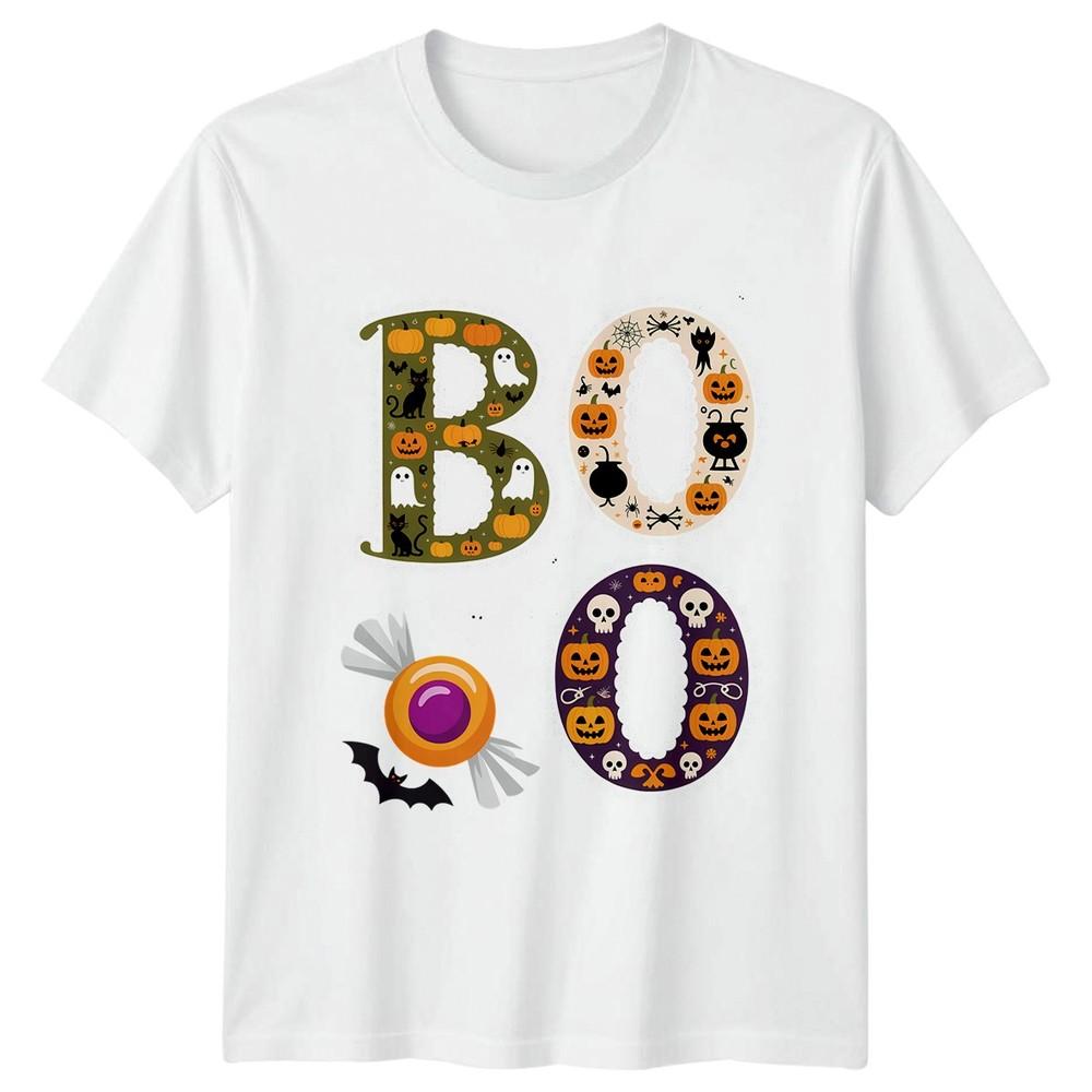 Boo TShirt Spooky Cute Halloween Halloween Gift For Him And Her S