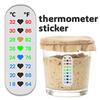 1 Stück Batterielose Küchenthermometer-Aufkleber - Sofortige Temperaturüberwachung zum Backen Küchenwerkzeug Thermometer-Aufkleber